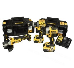 DEWALT ZESTAW COMBO 18V DCK384P2T (DCD796+DCF887+DCG405) 2x5,0Ah