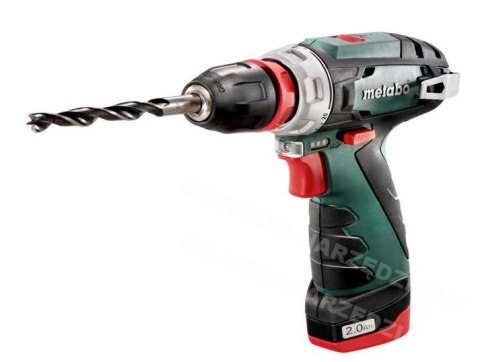 METABO Wiertarko-wkrętarka 12v 34/17nm 2x2ah Li-ion Powermaxx Bs Quick Basic