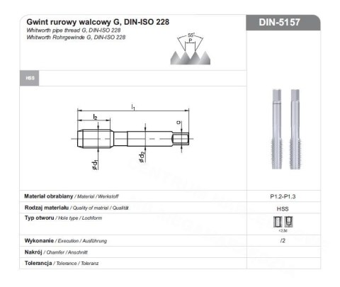 FANAR Gwintownik G 1/2" NGRA/2