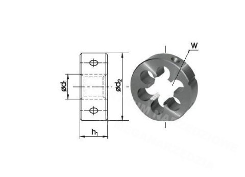 FANAR Narzynka calowa G 1/2" gwint rurowy walcowy HSS 800, DIN-EN 24231