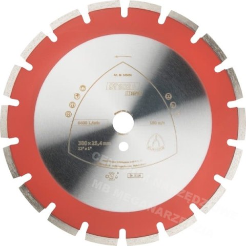 KLINGSPOR Tarcza diamentowa segmentowa 350mm x 3,2mm x 25,4mm DT602B