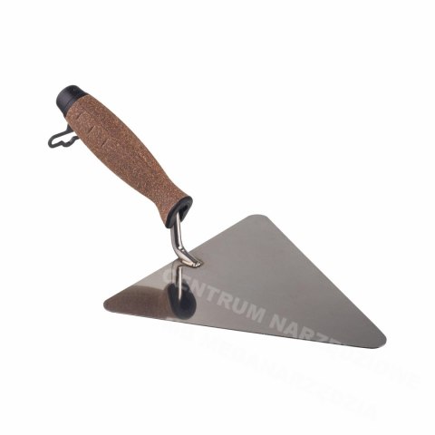 AWTOOLS Kielnia Trójkątna Nierdzewna 180mm Uchwyt Z Korka