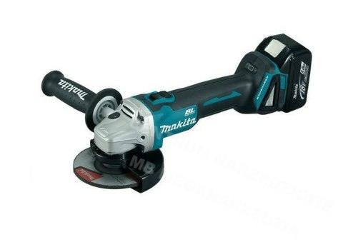 MAKITA Szlifierka kątowa 18V 125mm 3 x 5,0Ah LI-ION BEZSZCZOTKOWA WALIZKA MAKPAC DGA504RT3J