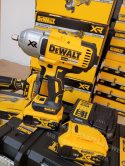 DEWALT Klucz udarow 1/2 950Nm 18V 2x5,0Ah + Szlifierka kątowa 125mm 18V