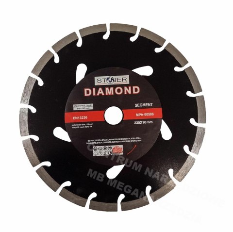 STONER Tarcza diamentowa segmentowa 230 mm