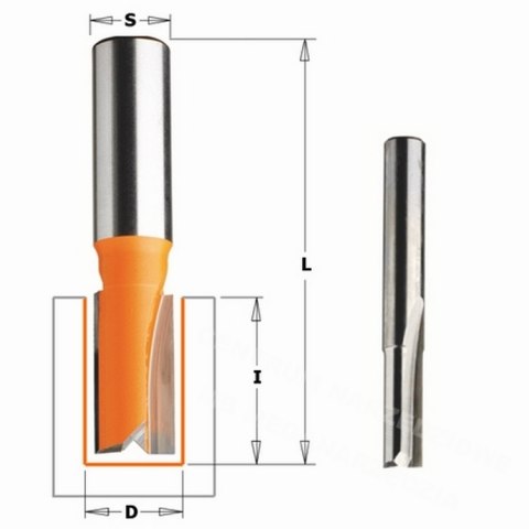 CMT Frez Prosty Krótki HM D=12 I=20 L=50 S=6,35