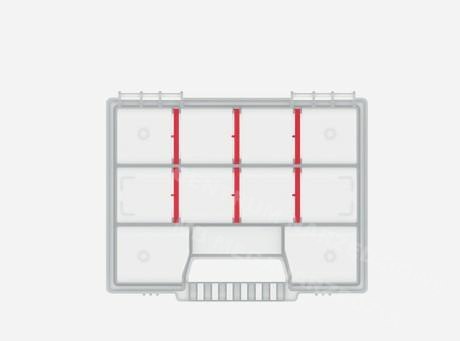 KISTENBERG ORGANIZER NARZĘDZIOWY NORT 20 195 x 155 x 35