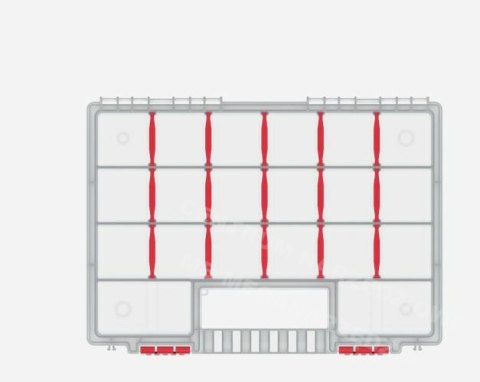 KISTENBERG ORGANIZER NARZĘDZIOWY NORT 35 344 x 249 x 50