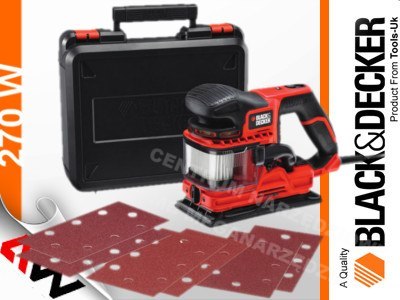 BLACK+DECKER SZLIFIERKA OSCYLACYJNA 270W KA330EKA