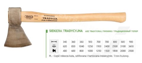 JUCO Siekiera tradycyjna 0,6kg