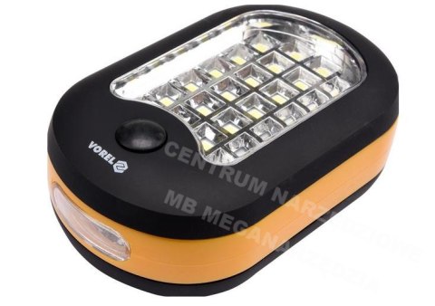 VOREL LAMPA RĘCZNA 24+3 LED 82731