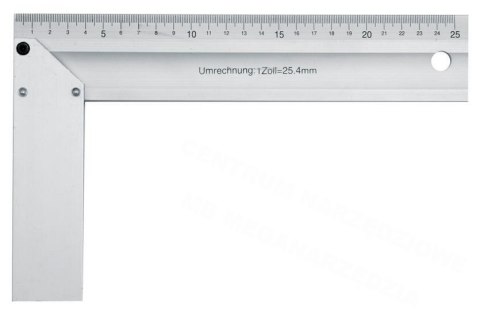 VOREL Kątownik stolarski aluminiowy 300mm 18361