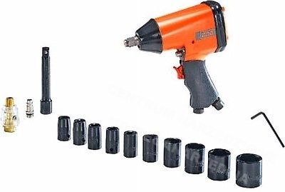 B&D Pneumatic impact wrench 1/2" + sockets 10pcs