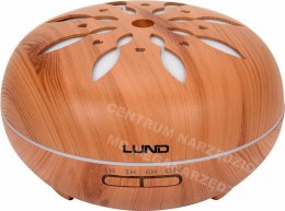 LUND Air Humidifier Aroma Diffuser 500ml Dark Wood with Remote Control