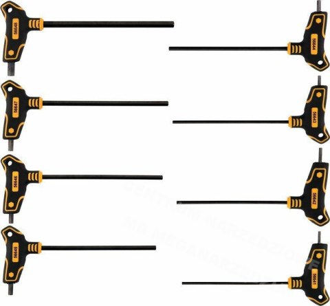 VOREL Hex / hex wrenches with handle 8pcs.