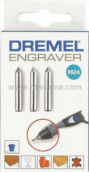 DREMEL Bit węglowy do grawerowania 3szt.