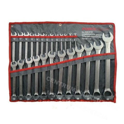 FORSAGE Combination wrenches set 25 pieces (6-36mm)