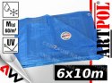 Blue tarpaulin 65g 6 x 10m