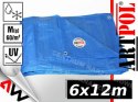 Blue tarpaulin 65g 6 x 12m