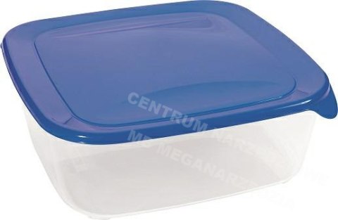 CURVER Food container "Fresh&go" square 0.25L /blue/ transparent