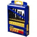 IRWIN Metal HSS Drill Bit din-338 set of 19pcs. 1.0 - 10.0mm in 0.5mm increments