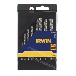 IRWIN Wierło do betonu kpl. 8szt. 3, 4, 5, 6, 7, 8, 9 i 10mm w kasecie