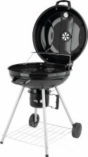 LUND Grill ogrodowy węglowy okrągły z pokrywą, 54cm