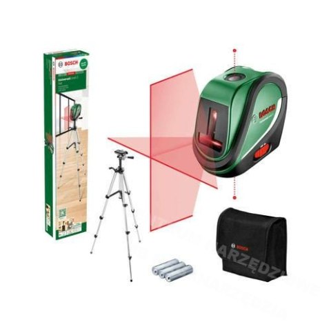 BOSCH LASER UNIVERSAL LEVEL 2 UNI KRZYŻOWY +TT150