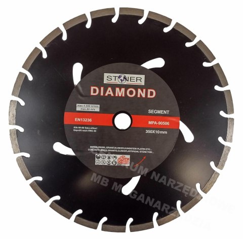 Tarcza diamentowa STONER 350mm