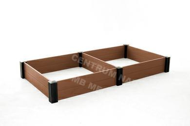 KETER Warzywniak vista 121,5 x 121,5 x 27 (x2) brąz 2pack