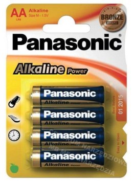 PANASONIC Bateria alkaiczna AA LR6E blister 4szt.