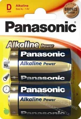 PANASONIC Bateria alkaiczna LR20APB blister 2szt.