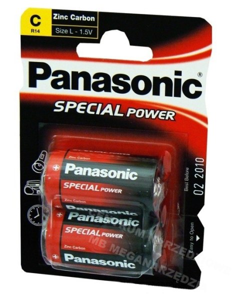 PANASONIC Bateria R14R blister 2szt.