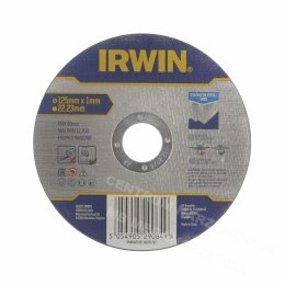 IRWIN Tarcza do cięcia stali nierdzewnej płaska 125mm x 1,0mm x 22,23mm