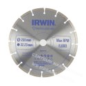 IRWIN Diamond Blade 230mm x 22.23mm / Segmented for Concrete, Brick, Granite and Marble