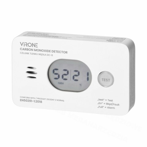 ORNO Carbon monoxide detector with LCD display, moisture meter, thermometer