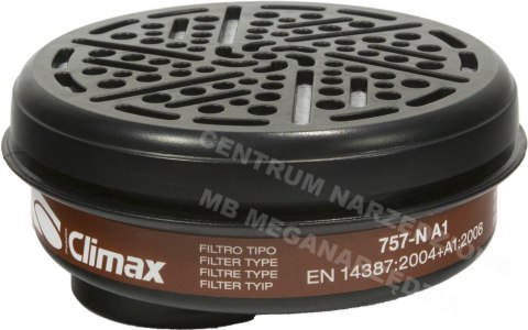 CLIMAX Filtr typ 757-N A1 do półmasek