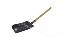 Coal shovel with wooden handle