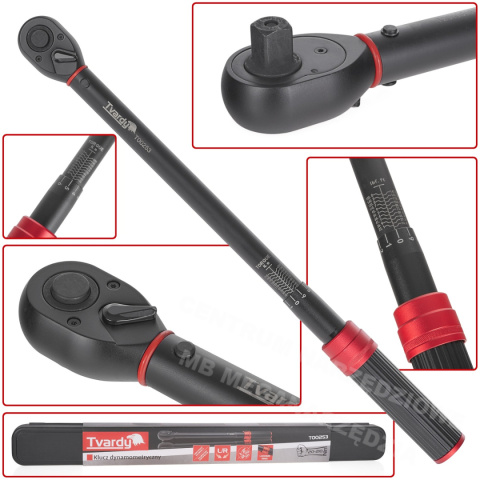 TVARDY Torque wrench 1/2" 20-210Nm T00253