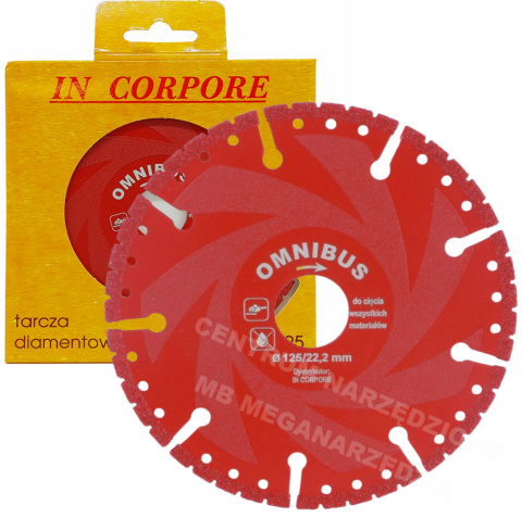 06020 OMNIBUS 125 mm diamond coated blade UNIVERSAL