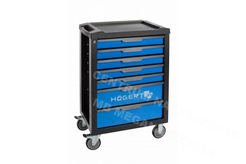 HOGERT Workshop cabinet with 7 drawers with drawer opening lock