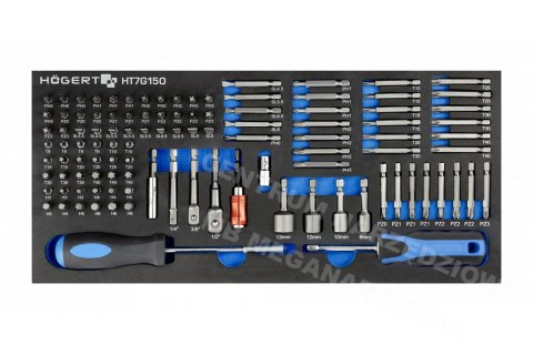 HOGERT Screwdriver bit set 107pcs.