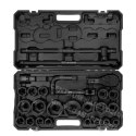 JCB Impact wrench set 26pcs. 3/4" - 1" 6 angle. (17-65mm)