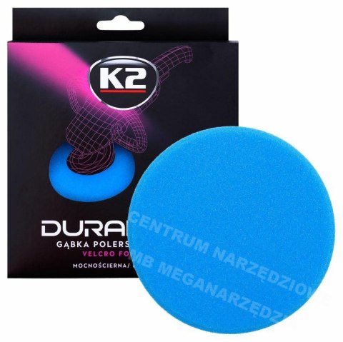 K2 Duraflex super-abrasive sponge - blue Velcro polishing sponge