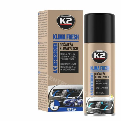 K2 Air Conditioning Freshener Fresh New Car 150 ml