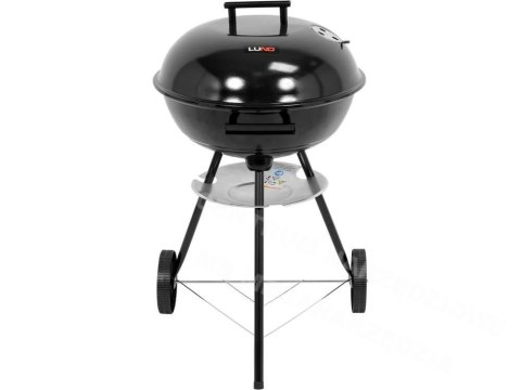 LUND Grill węglowy okrągły z pokrywą 41cm