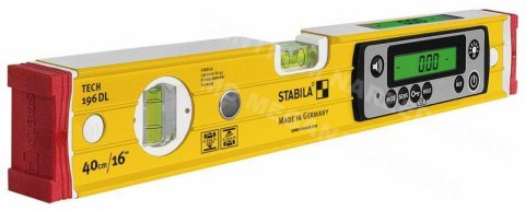 STABILA Poziomnica elektroniczna IP67 / 40cm TECH 196DL