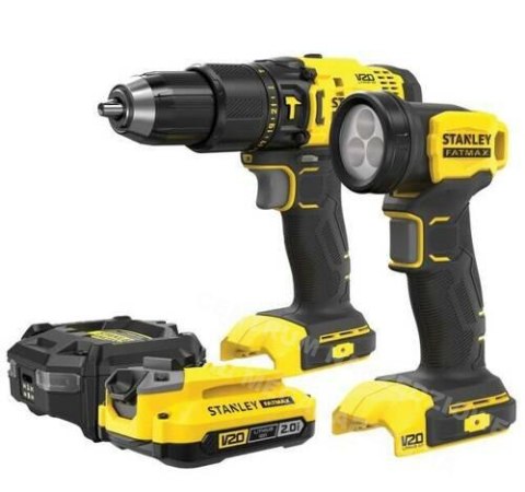 STANLEY Impact Driver V20 50Nm 1x2.0Ah Case + Flashlight