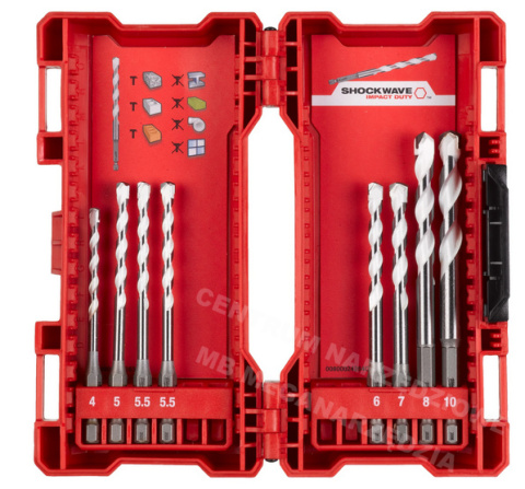 MILWAUKEE Drill Bit Set 8pcs UK UNIVERSAL 4932471113