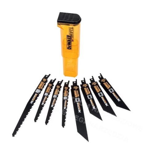 DEWALT Reciprocating saw blades mix 8pcs. extreme runtime+ cassette